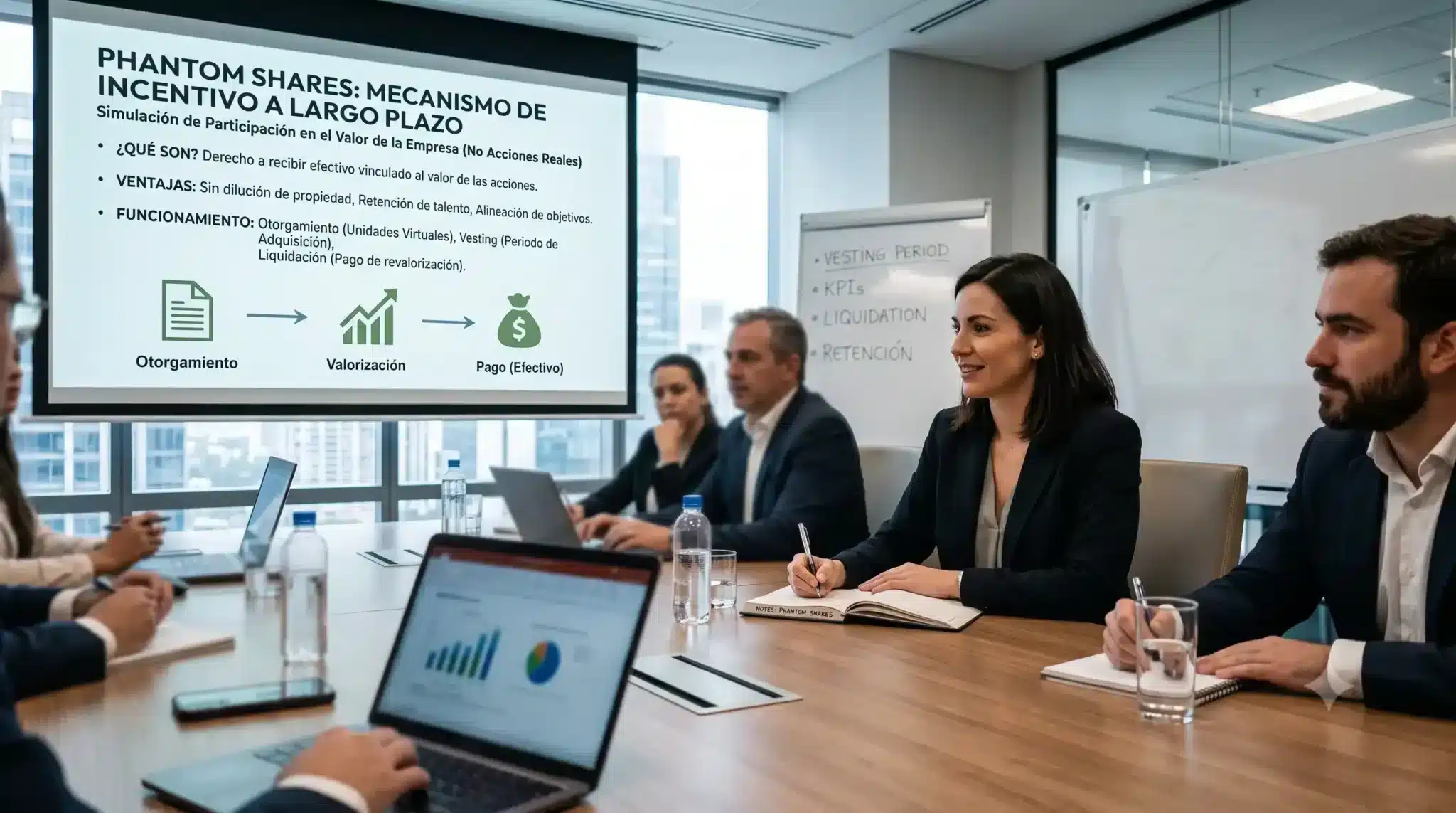 Phantom shares: cómo alinear y retener al talento clave sin ceder una sola participación